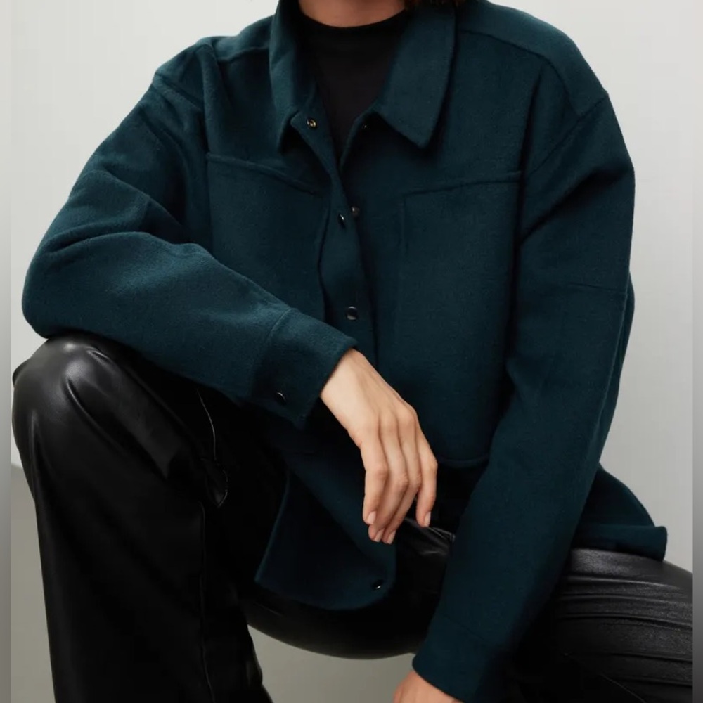 Thakoon Collective Wool Shirt Jacket